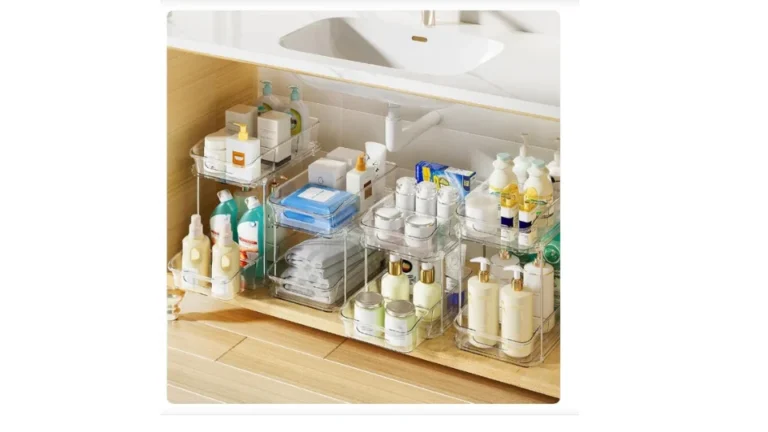 2-Tier Clear Under Sink Organizers