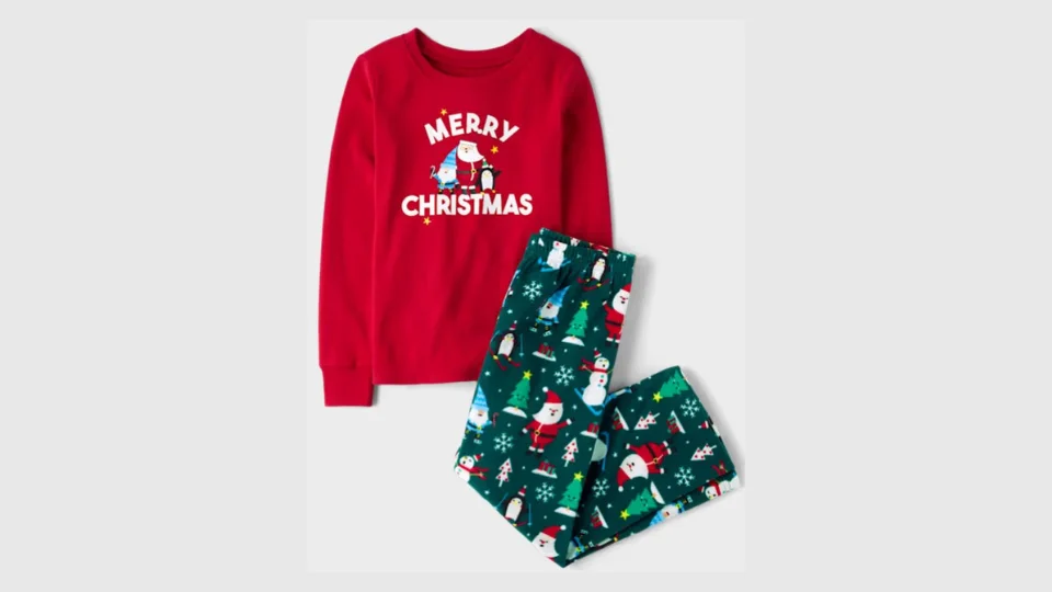 Cute Santa Squad Pajamas for Baby and Family